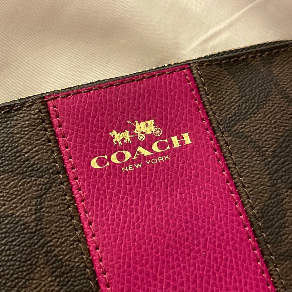 Color Block Coach Wristlet - Picture 5 of 5